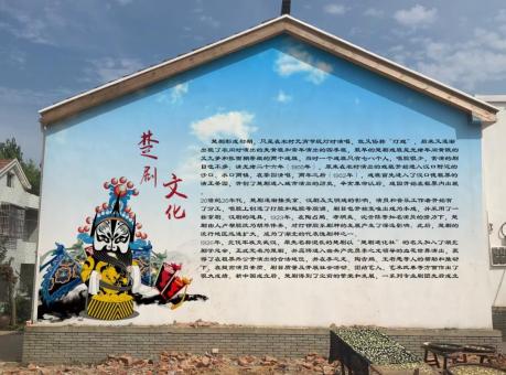 色达如何进行墙体彩绘制作