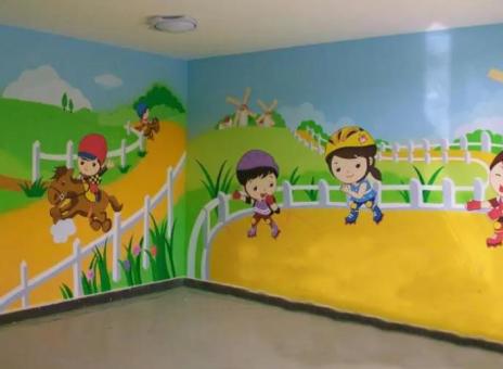 色达幼儿园墙体彩绘制作流程及注意事项