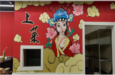 色达墙体彩绘的发展和应用
