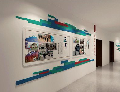 色达企业文化墙用什么材料好？