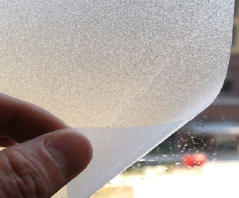 色达玻璃门外面粘广告用什么材料好？