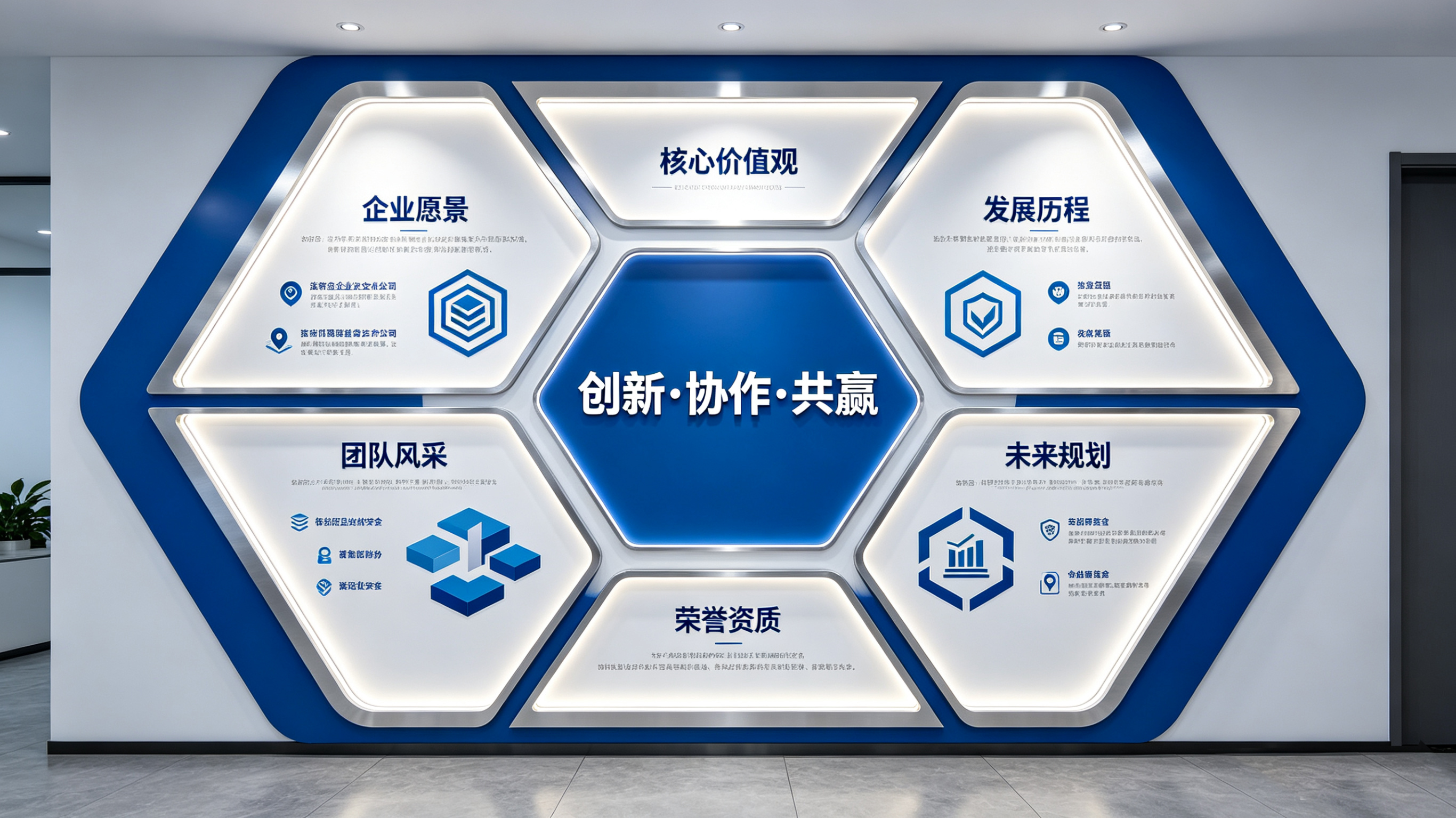 色达企业文化墙六边形避坑指南（新手常犯5个错误）